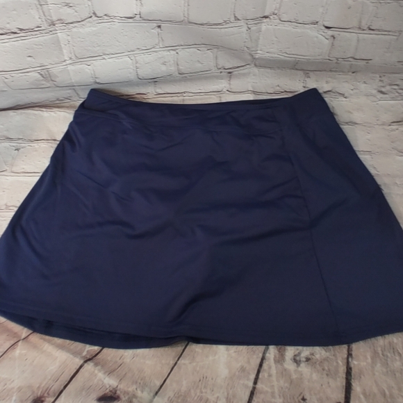 Lands' End Navy Blue Swim Pantyliner Skort 14 - Picture 6 of 10